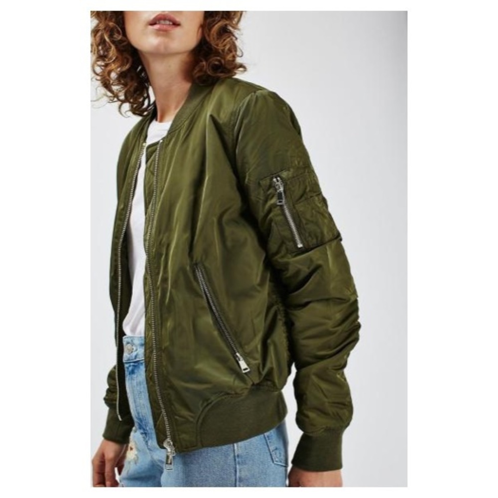 Green Bomber Jacket